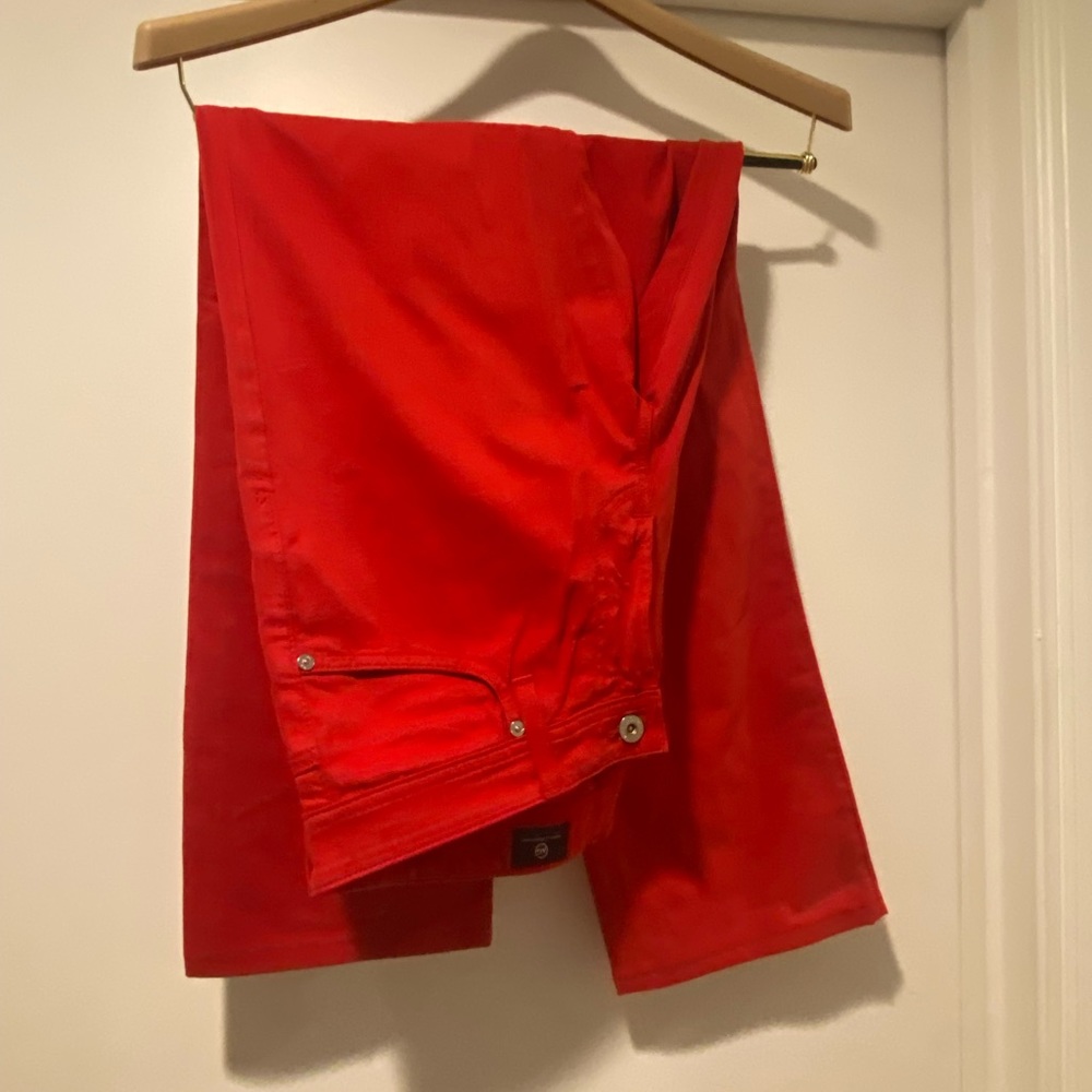 AG Jeans men’s red denim